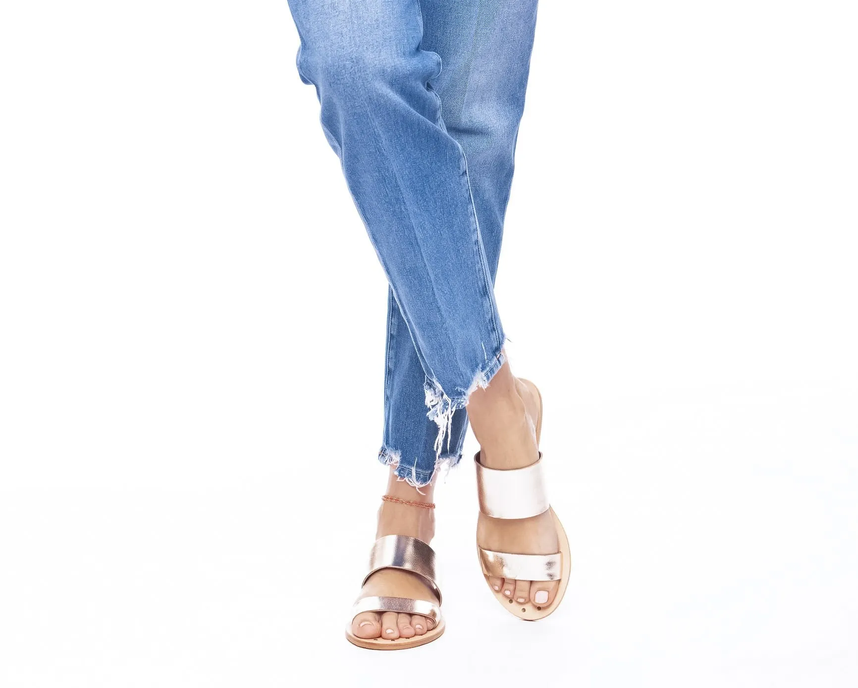 - Belts Two Popular product - Client satisfaction Platinum Ibiza Sandals