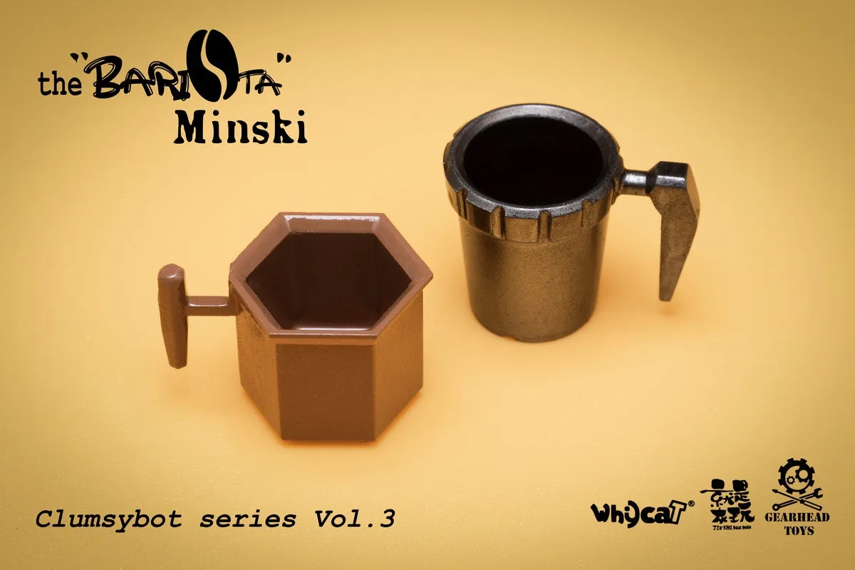 09-11-2024 Whycat & GEARHEADTOYS ClumsyBot系列第三彈  咖啡師Minski GHT005