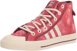 adidas Mens Nizza Hi Rf High Sneakers Shoes Casual - Red