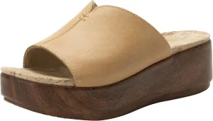 Alegria Triniti - Timeless Leather Platform Sandal - Comfort, Arch Support and Stylish Women's Sandal for Everyday Elegance - Slip-Resistant Wedge Slide