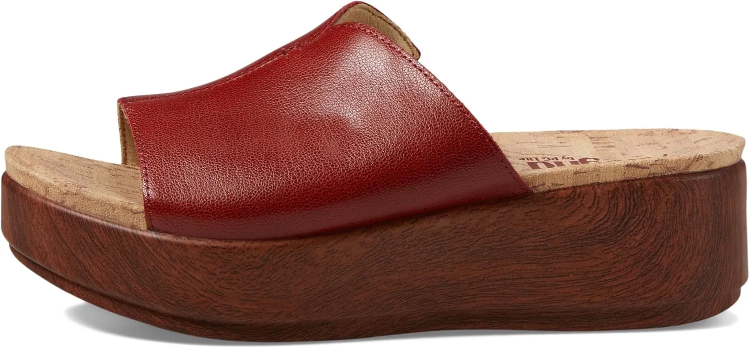 Alegria Triniti - Timeless Leather Platform Sandal - Comfort, Arch Support and Stylish Women's Sandal for Everyday Elegance - Slip-Resistant Wedge Slide