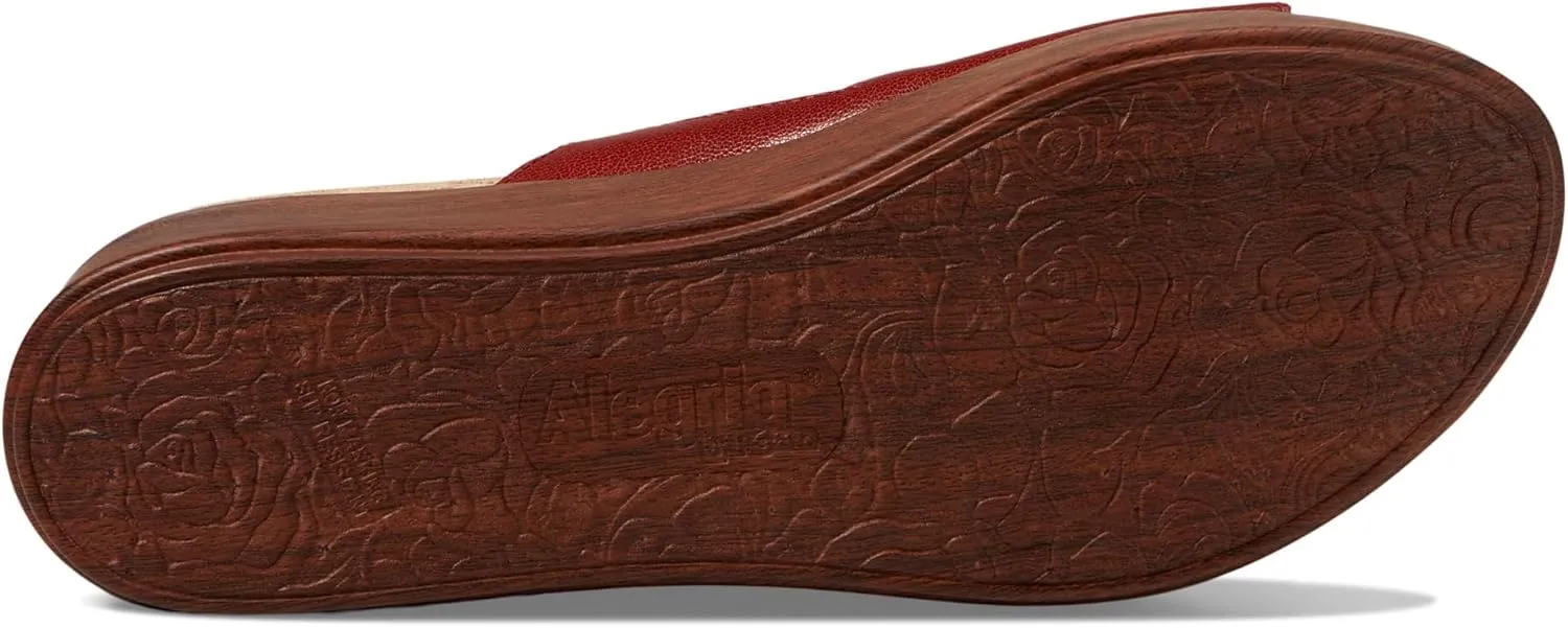 Alegria Triniti - Timeless Leather Platform Sandal - Comfort, Arch Support and Stylish Women's Sandal for Everyday Elegance - Slip-Resistant Wedge Slide
