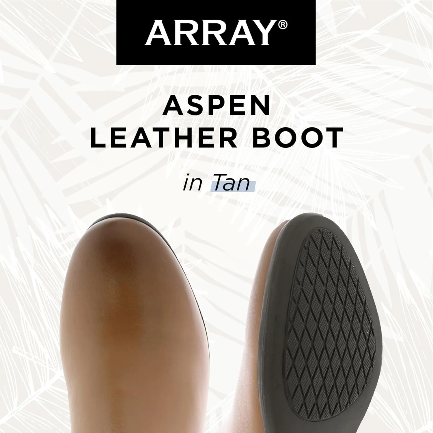 ARRAY Women's Aspen Leather Ankle Boot with Zipper