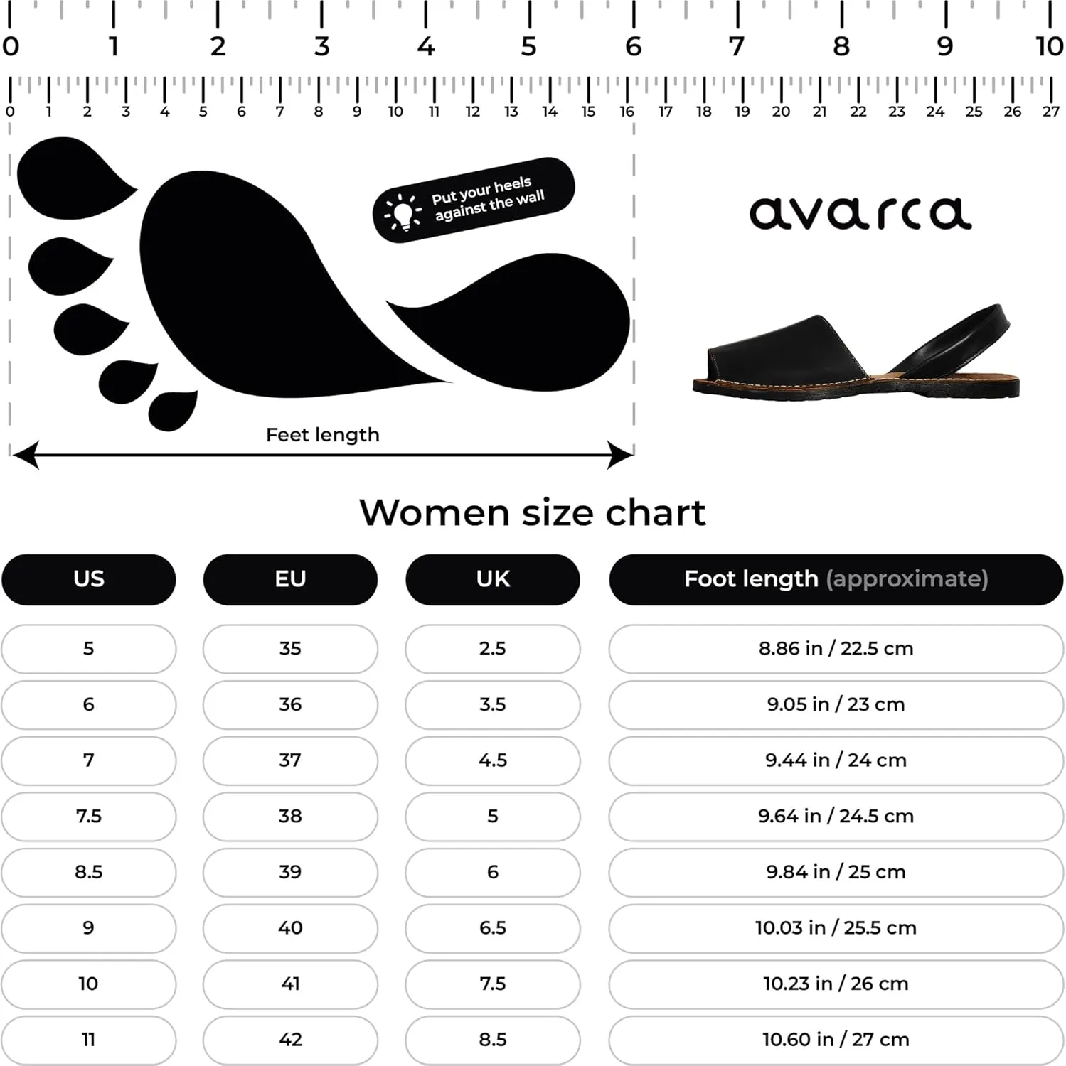 Avarca Leather Flat Sandals for Women - Made in Spain - Peep Toe Womens Sandals, Perfect Beach Essentials - Comfortable Spanish Women's Shoes for Every Occasion, Handmade Slingback Shoes