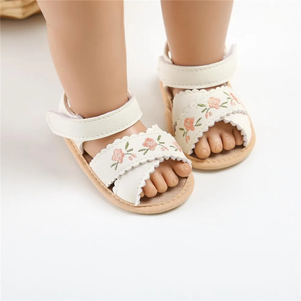 Baby Sandals Infant Boys Girls Summer Dress Flat Shoes Beach Sandals Newborn Crib Shoes First Walkers Prewalkers