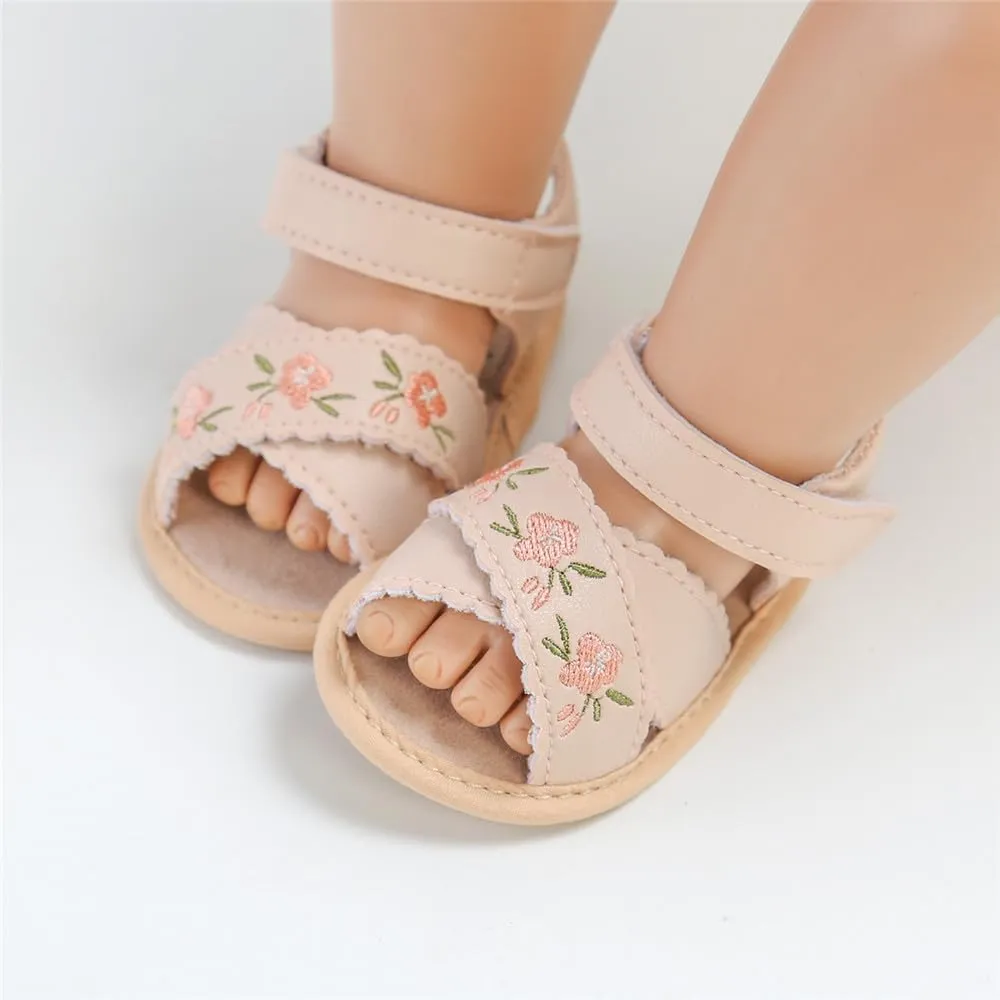 Baby Sandals Infant Boys Girls Summer Dress Flat Shoes Beach Sandals Newborn Crib Shoes First Walkers Prewalkers