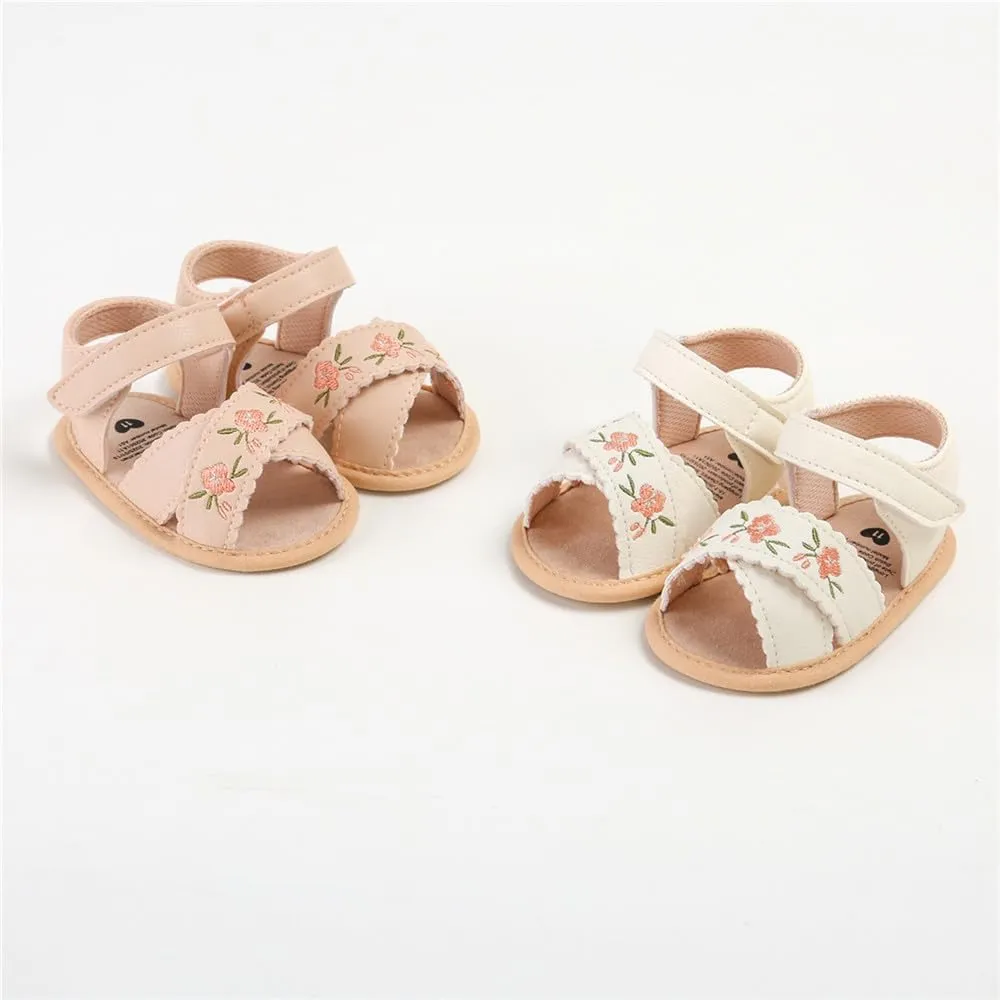 Baby Sandals Infant Boys Girls Summer Dress Flat Shoes Beach Sandals Newborn Crib Shoes First Walkers Prewalkers