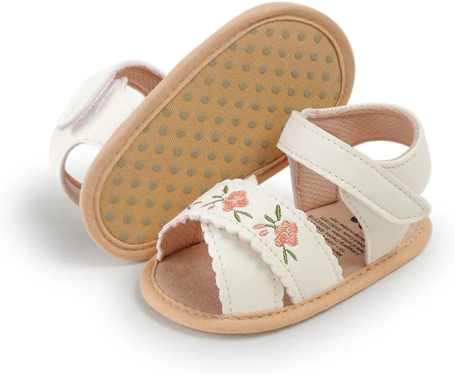Baby Sandals Infant Boys Girls Summer Dress Flat Shoes Beach Sandals Newborn Crib Shoes First Walkers Prewalkers
