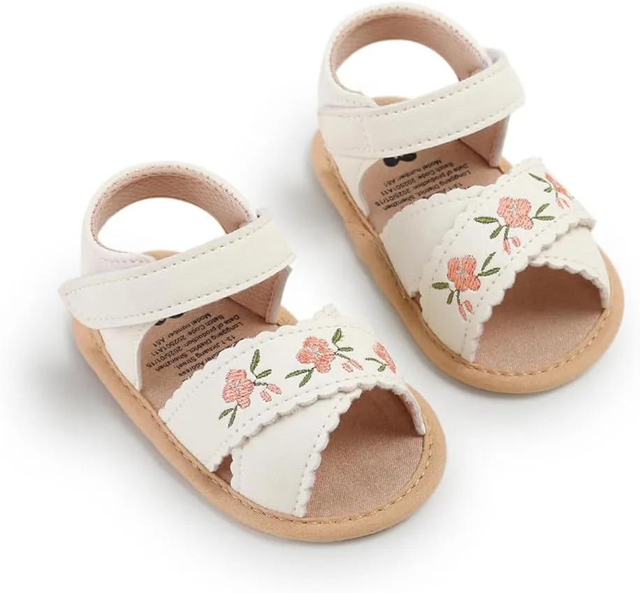 Baby Sandals Infant Boys Girls Summer Dress Flat Shoes Beach Sandals Newborn Crib Shoes First Walkers Prewalkers