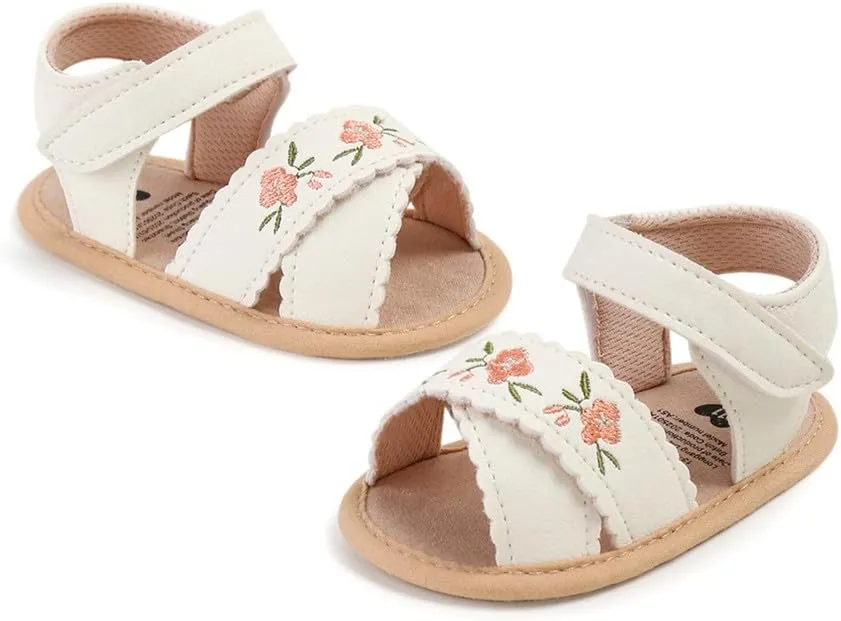 Baby Sandals Infant Boys Girls Summer Dress Flat Shoes Beach Sandals Newborn Crib Shoes First Walkers Prewalkers
