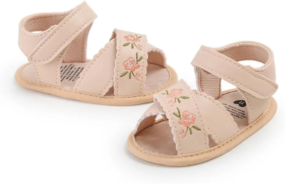 Baby Sandals Infant Boys Girls Summer Dress Flat Shoes Beach Sandals Newborn Crib Shoes First Walkers Prewalkers