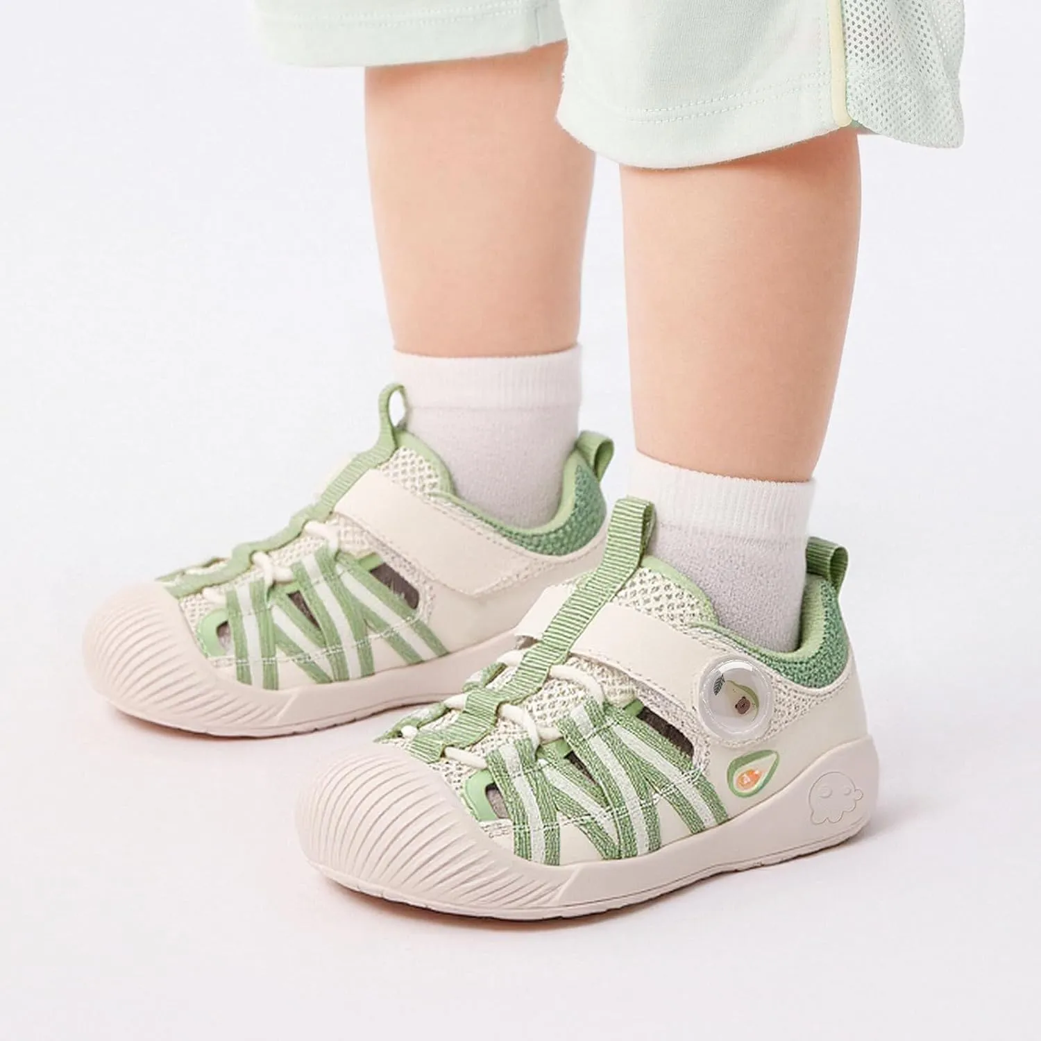 Balabala Toddler Sneakers Girls Boys Breathable Walking Shoes Sport Sandals Sandals Lightweight Mesh Upper with Hook and Loop