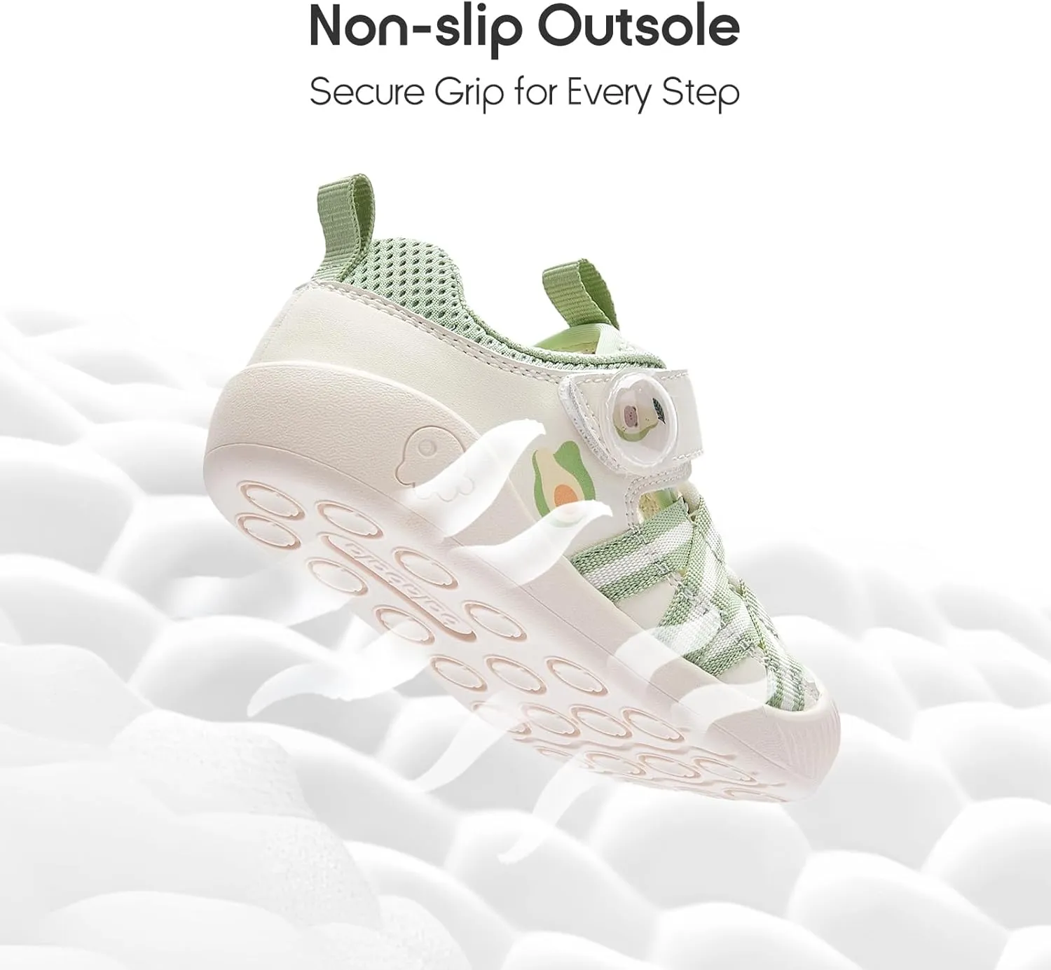 Balabala Toddler Sneakers Girls Boys Breathable Walking Shoes Sport Sandals Sandals Lightweight Mesh Upper with Hook and Loop