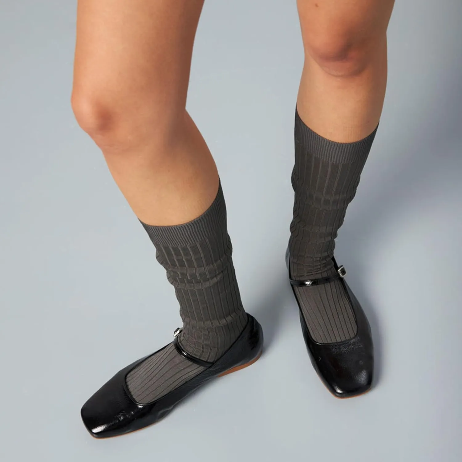 Ballet Flats Shoes for Women Square Toe Pull-on Style Mary Jane Inspired Design for Dressy Occasions and Vintage Charm