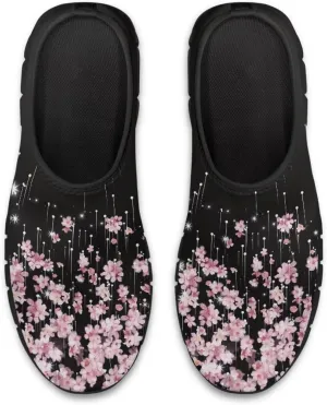 Biyejit Women's Athletic Walking Shoes Slip On Casual Mesh-Comfort Tennis Workout Sneakers Low Top Flats Walking Shoes