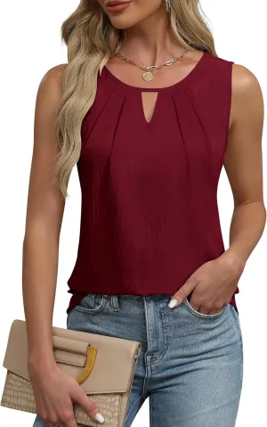 Blooming Jelly Womens Business Casual Tank Top Summer Sleeveless Outfits 2025 Spring Trendy Dressy Work Shirt