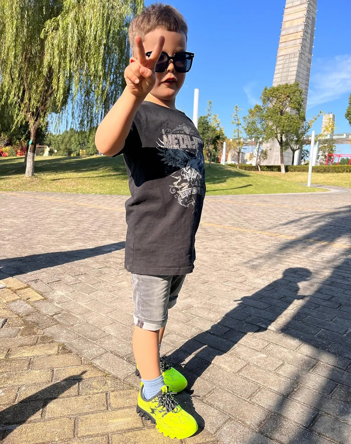 Boys Girls Running Shoes Kids Lightweight Breathable Casual Walking Sneakers Little/Big
