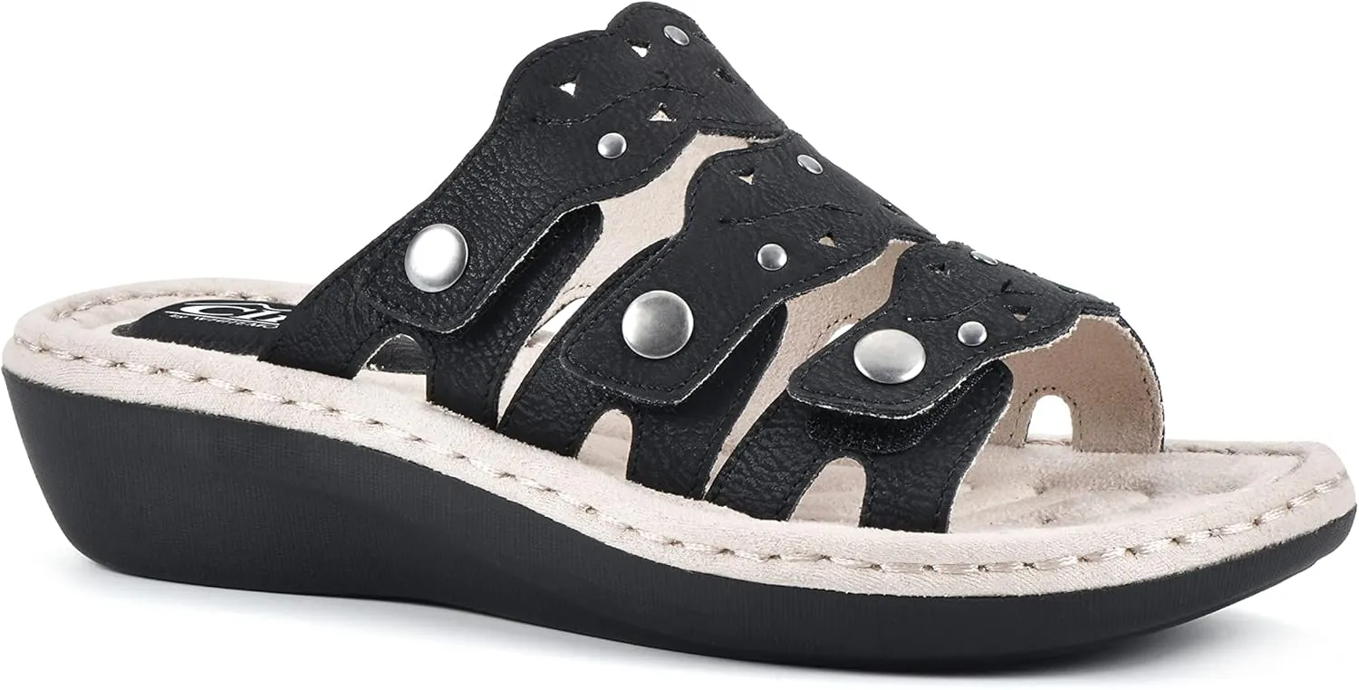CLIFFS BY WHITE MOUNTAIN Caring Women's Slide Sandal