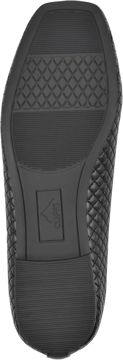 CLIFFS BY WHITE MOUNTAIN Women's Bessy Quilted Ballet Flat