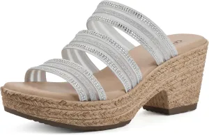 CLIFFS BY WHITE MOUNTAIN Women's Bianna Heeled Sandal