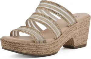 CLIFFS BY WHITE MOUNTAIN Women's Bianna Heeled Sandal