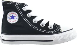 Converse All Star CT Infants Baby Toddlers Canvas Black/White 7j231 (6 M US)