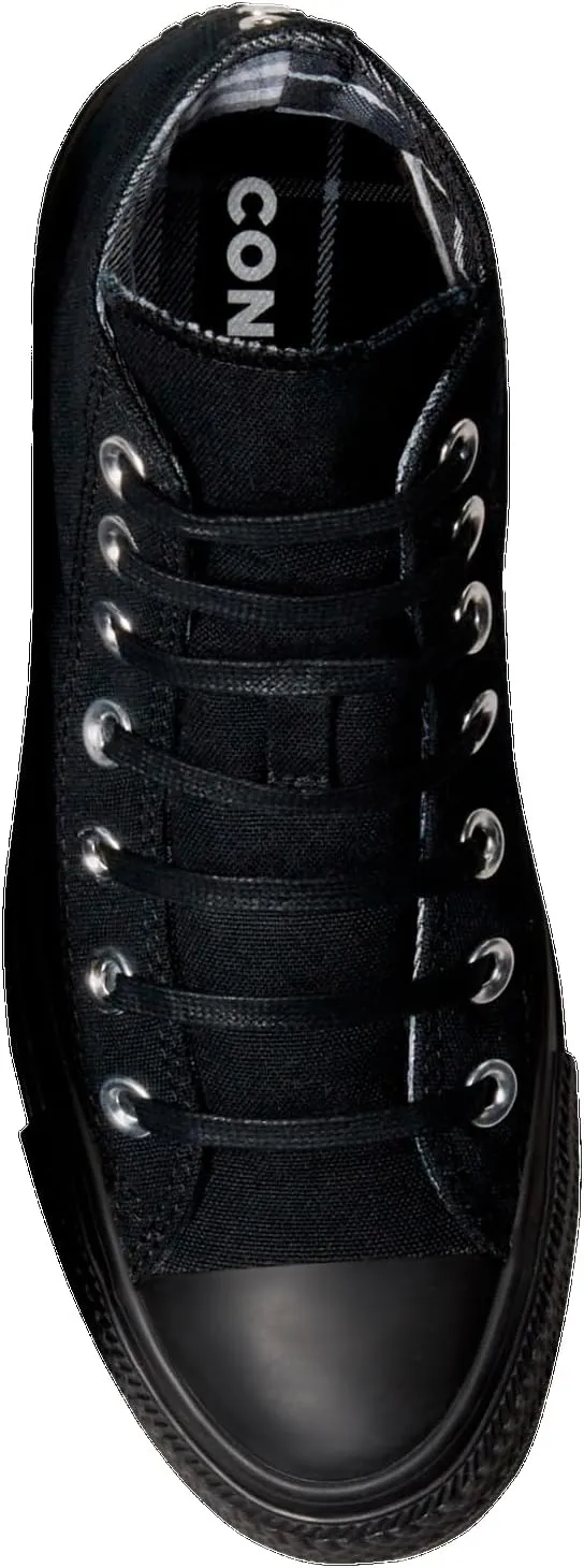 Converse Chuck Taylor All-Star Hi Meta Noir - Girls' Preschool (A07912F, Black/Silver)
