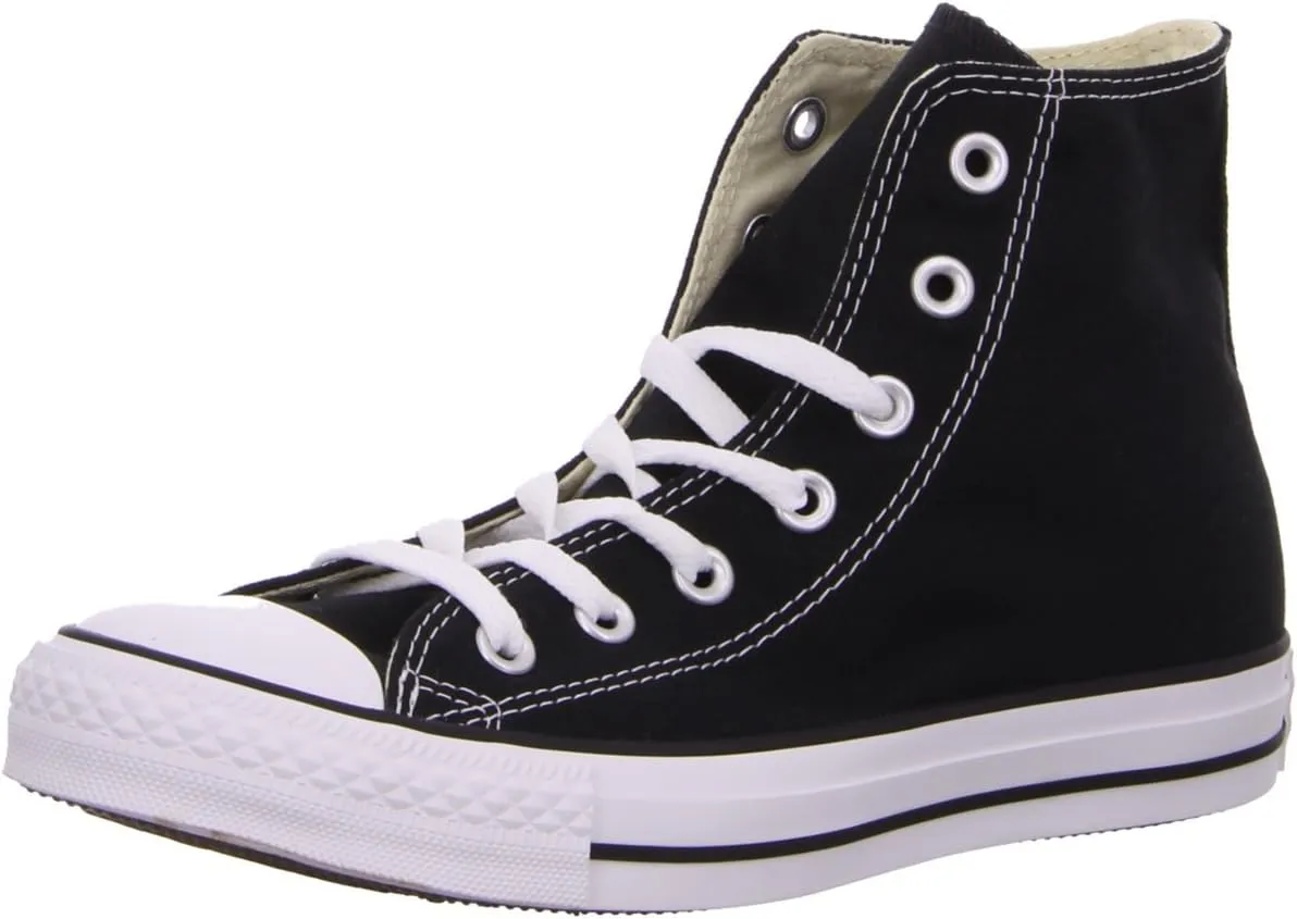 Converse Unisex Chuck Taylor All Star Hi Black Basketball Shoe 12 Men US