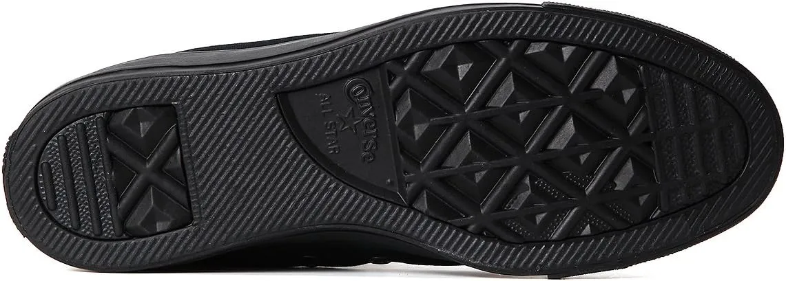 Converse Unisex Chuck Taylor All Star Hi Top Sneakers Black Monochrome, US Men's