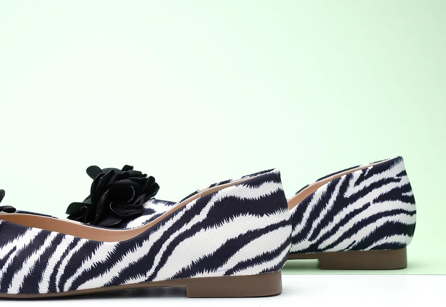 C.Paravano Ballet Flats for Women | Womens Flats Shoes | Square Toe Flats| Women's Flats | Slip On Dress Shoes | Flower Shoes