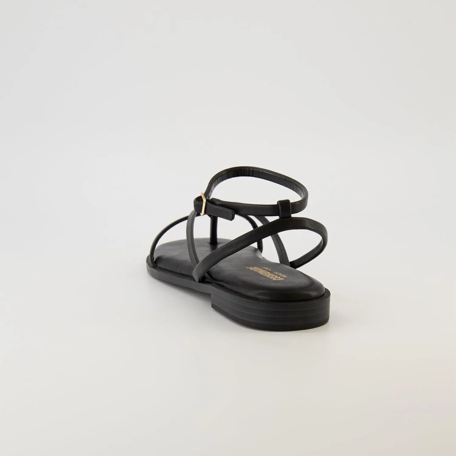 CUSHIONAIRE Women's Vida strappy flat sandal  Memory Foam and Wide Widths Available