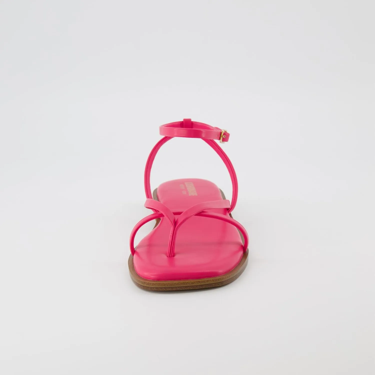 CUSHIONAIRE Women's Vida strappy flat sandal  Memory Foam and Wide Widths Available