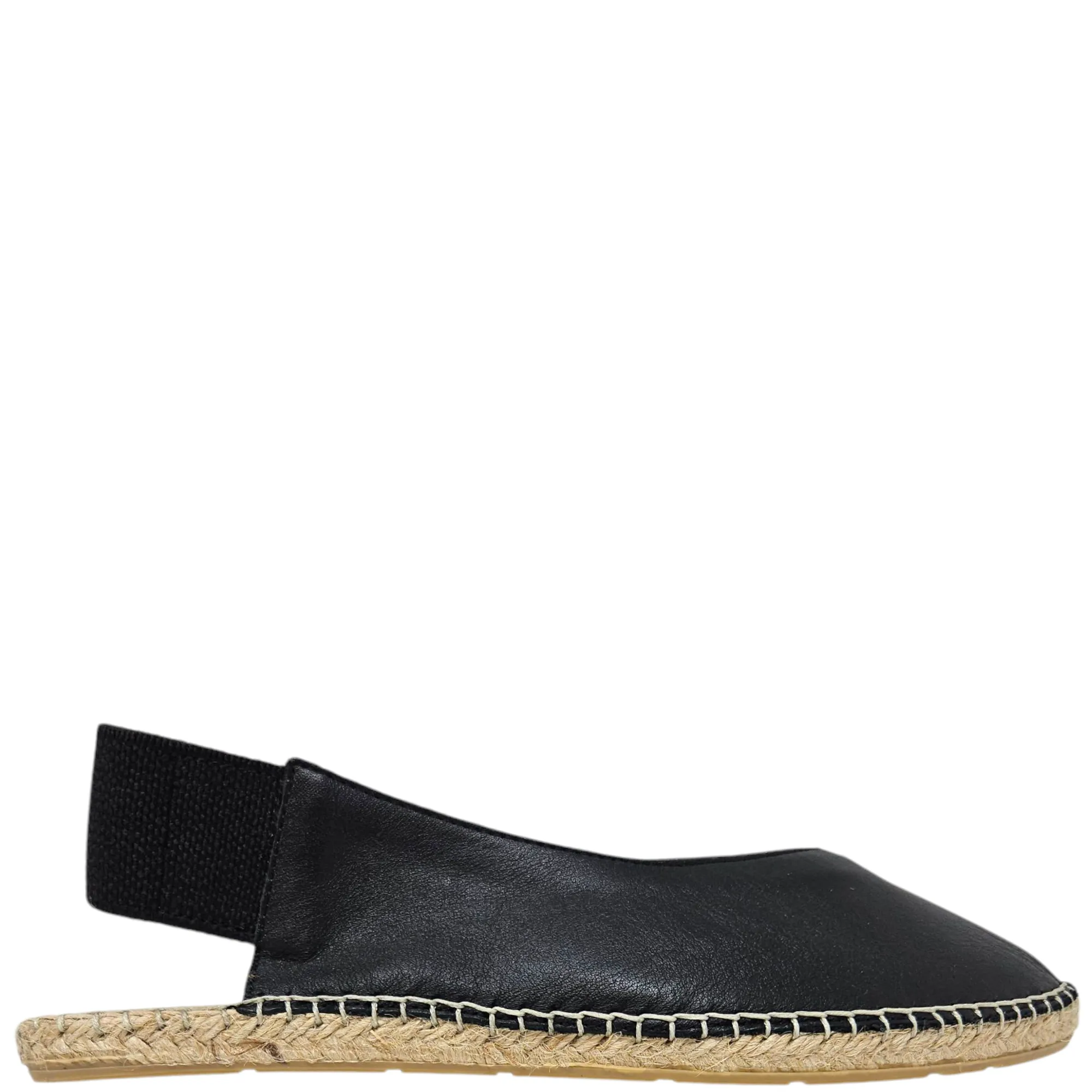 David Tyler Leather Slingback Espadrilles - Size 37/7