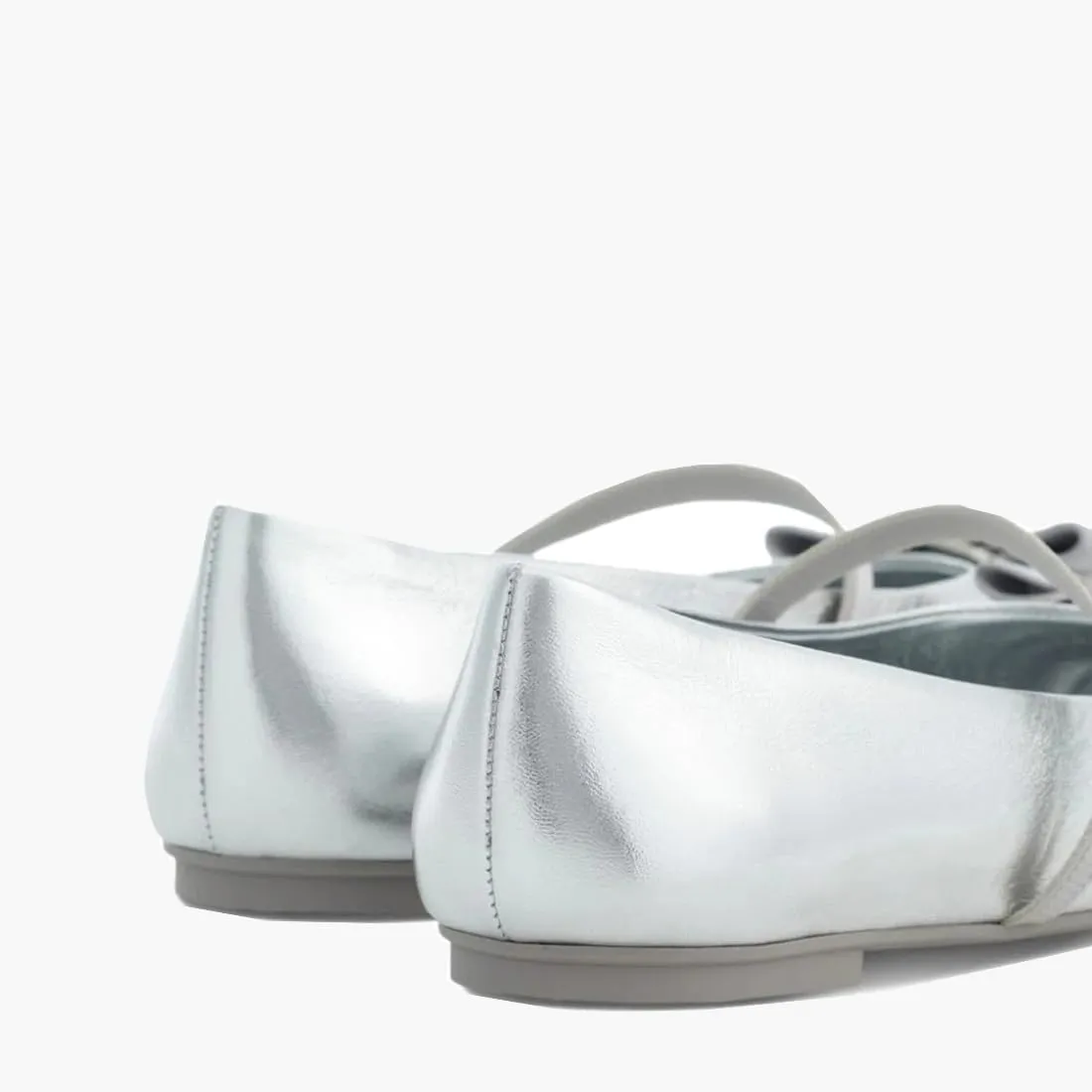 Divanne Ballet Flats for Women, Bowtie Mary Jane Flats Square Toe Ballerina Shoes with Strap