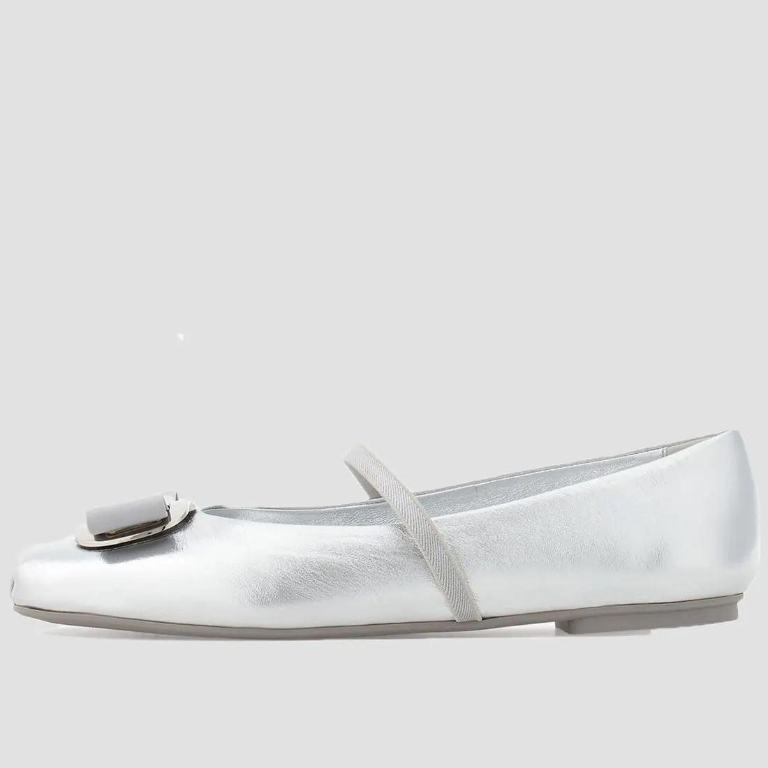 Divanne Ballet Flats for Women, Bowtie Mary Jane Flats Square Toe Ballerina Shoes with Strap