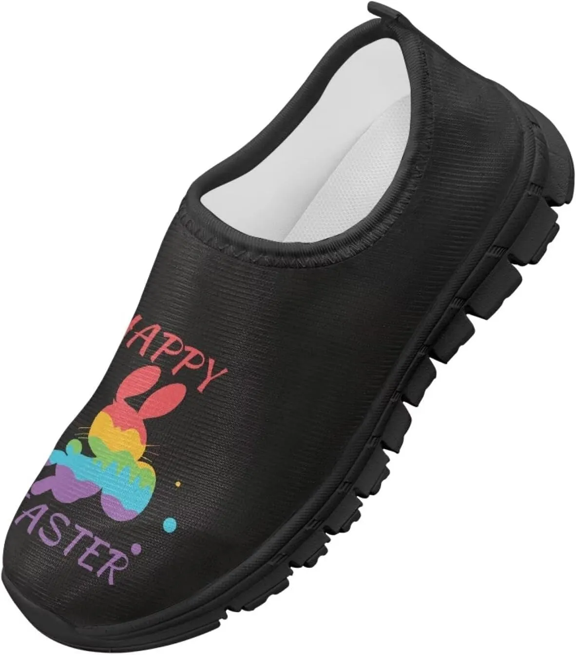 Doojoayie Easter Shoes for Girls Slip On Tennis Shoes Holiday Party Footwear