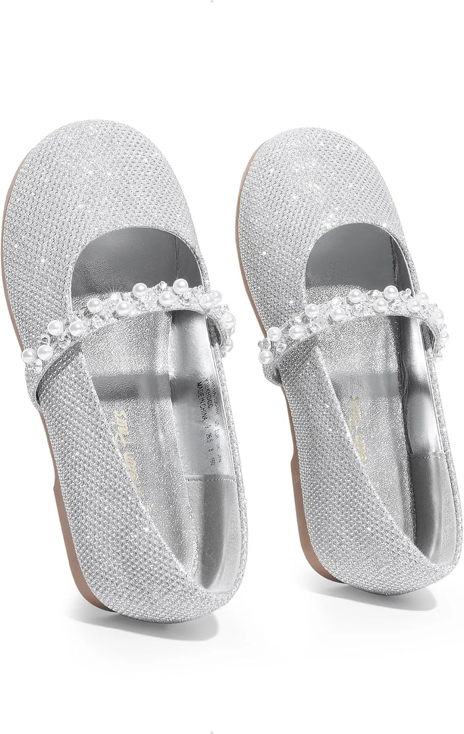 DREAM PAIRS Girls Mary Jane Dress Shoes Ballerina Flats for Wedding, Party (Toddler/Little Kid/Big Kid)