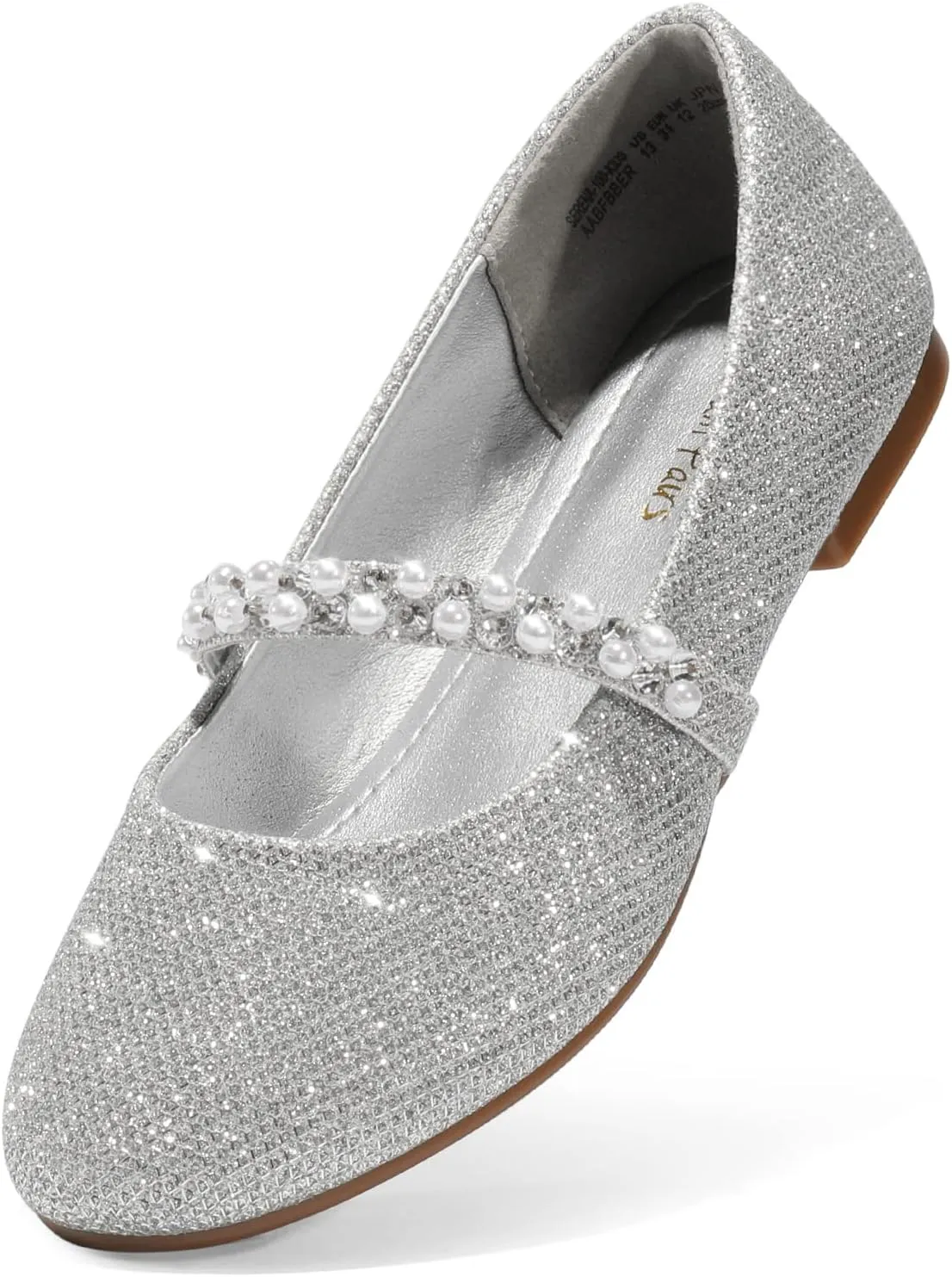 DREAM PAIRS Girls Mary Jane Dress Shoes Ballerina Flats for Wedding, Party (Toddler/Little Kid/Big Kid)