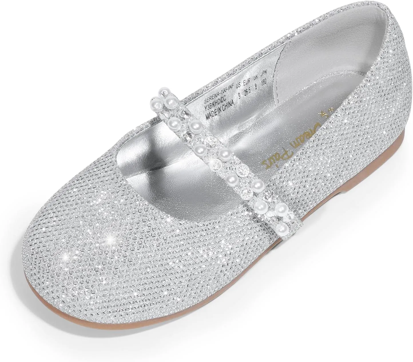 DREAM PAIRS Girls Mary Jane Dress Shoes Ballerina Flats for Wedding, Party (Toddler/Little Kid/Big Kid)