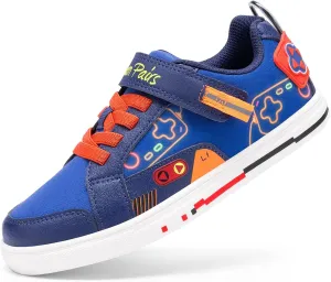 DREAM PAIRS Toddler Boys Sneakers Little Kids Shoes Playful Fun Cartoon Causal Walking Non-Slip Hook and Loop