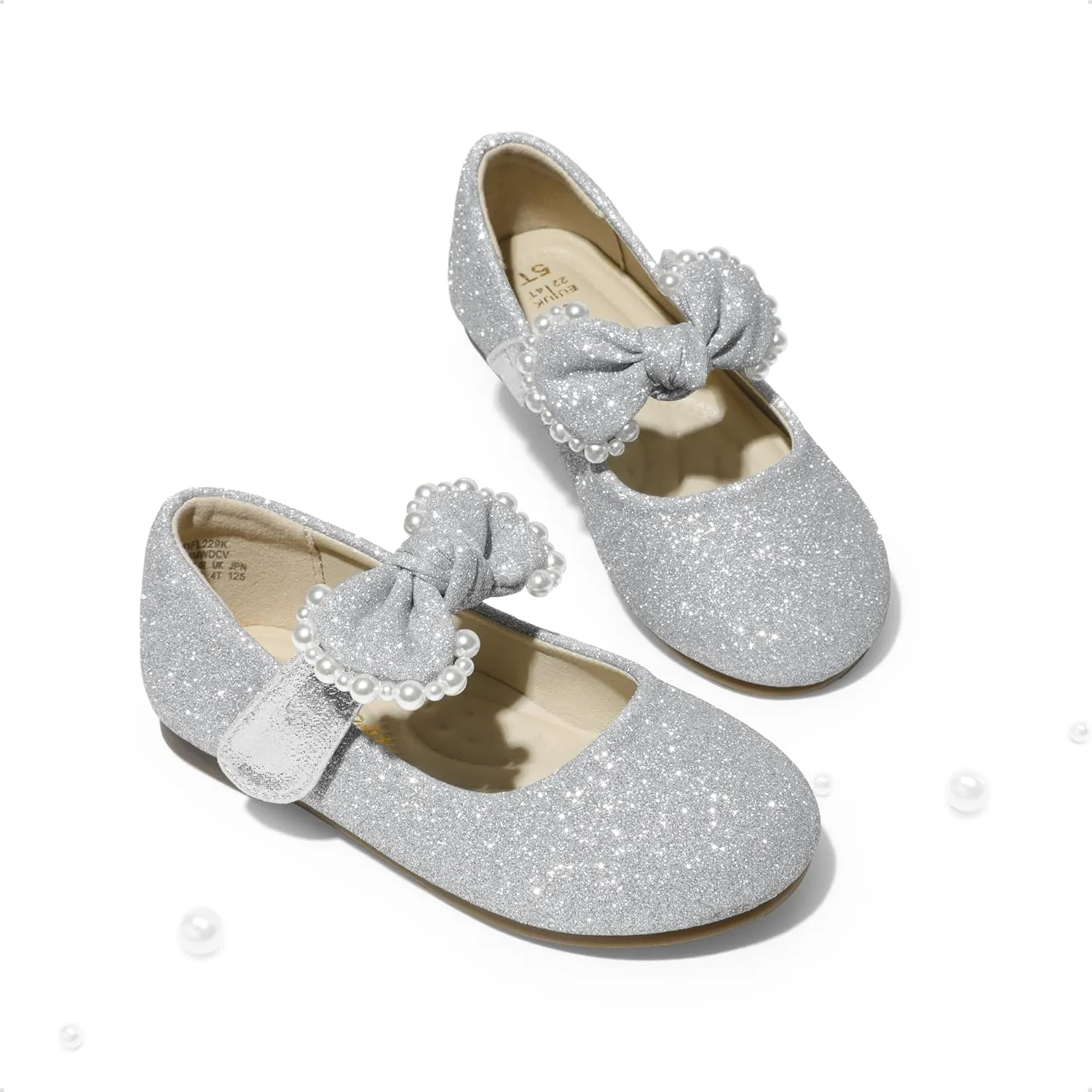 DREAM PAIRS Toddler Flower Girl Dress Shoes Little Girls Mary Janes Ballet Flats Ballerina Shoes Wedding Party