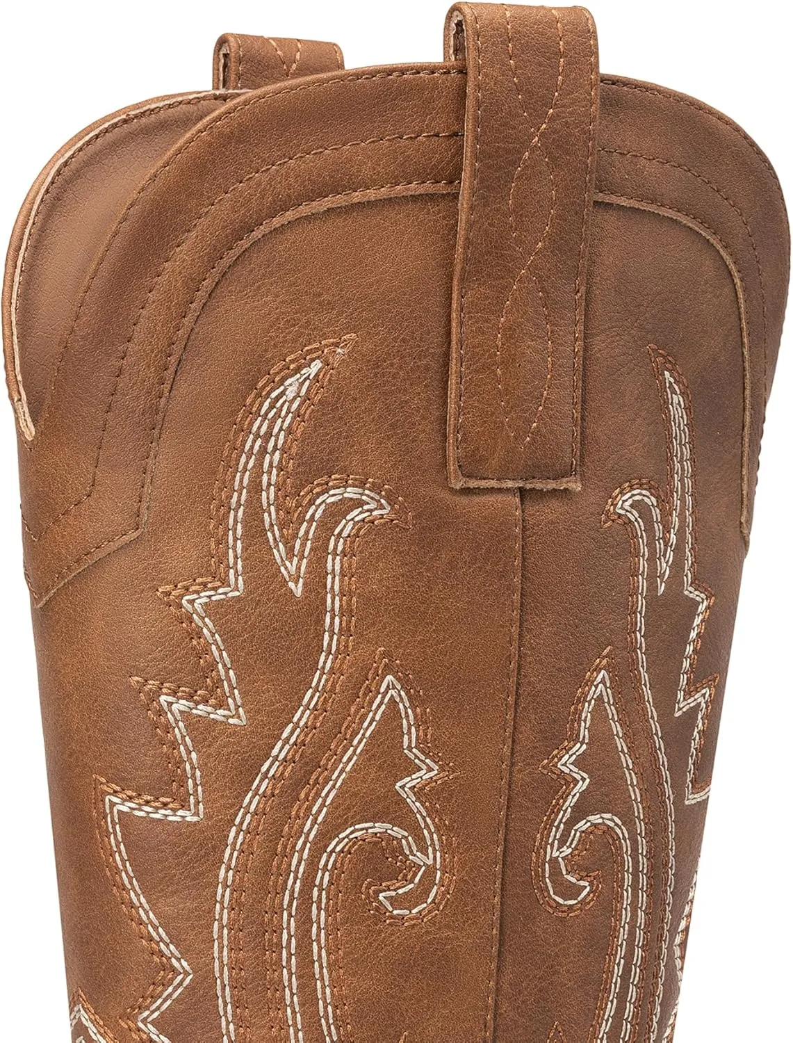 DREAM PAIRS Women's Cowboy Cowgirl Boots Embroidered Pointed Toe Low Heel Western Mid Calf Boot for Theme Party Country Concert