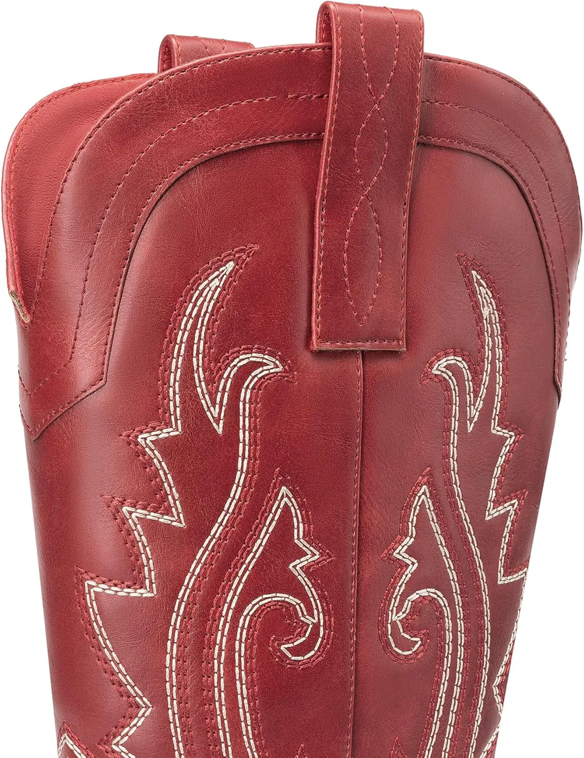 DREAM PAIRS Women's Cowboy Cowgirl Boots Embroidered Pointed Toe Low Heel Western Mid Calf Boot for Theme Party Country Concert