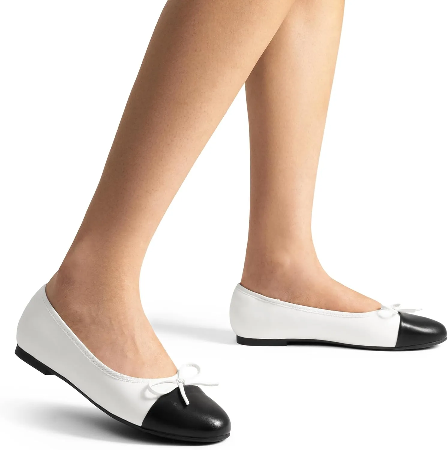 DREAM PAIRS Women's Flats, Round Toe Ballet Flats, Comfortable Slip-on Dressy Business Casual Work Office Ballerina Flat Dress Shoes