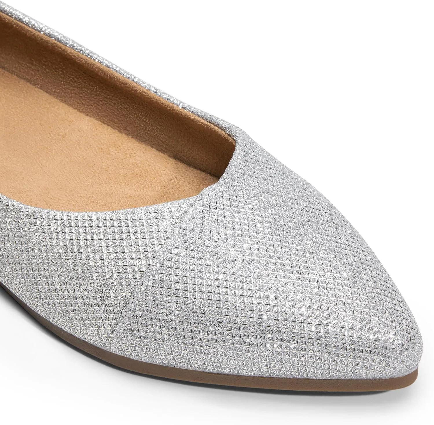 DREAM PAIRS Women's Pointed Toe Ballet Flats Dress Flats Comfort Dressy Flats Shoes