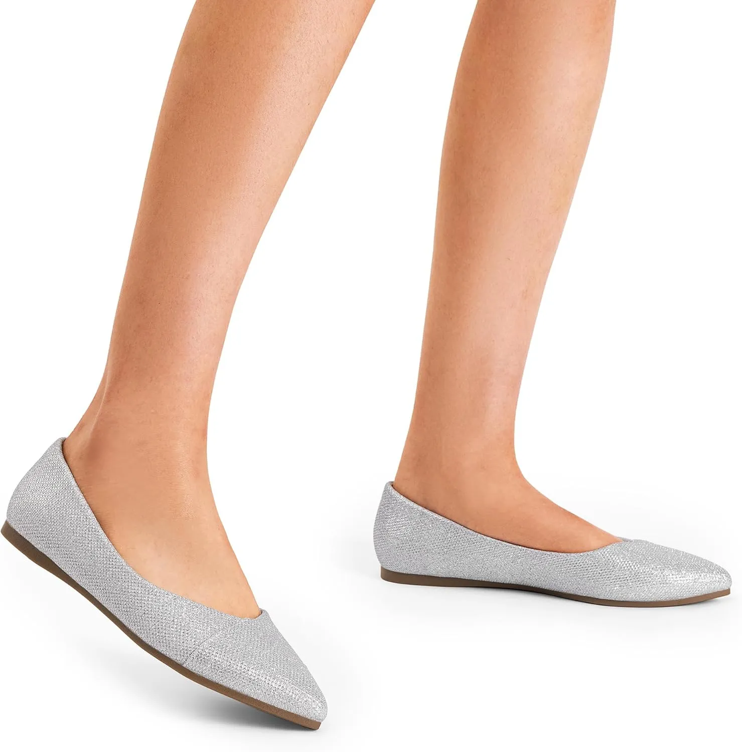 DREAM PAIRS Women's Pointed Toe Ballet Flats Dress Flats Comfort Dressy Flats Shoes
