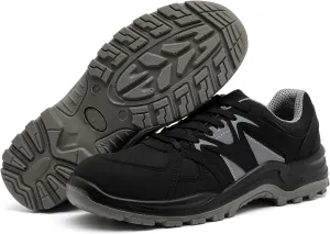 DRKA Steel Toe Work Shoes for Men Safety Work Shoes Lightweight Comfortable Safety Sneakers Non Slip Resistant