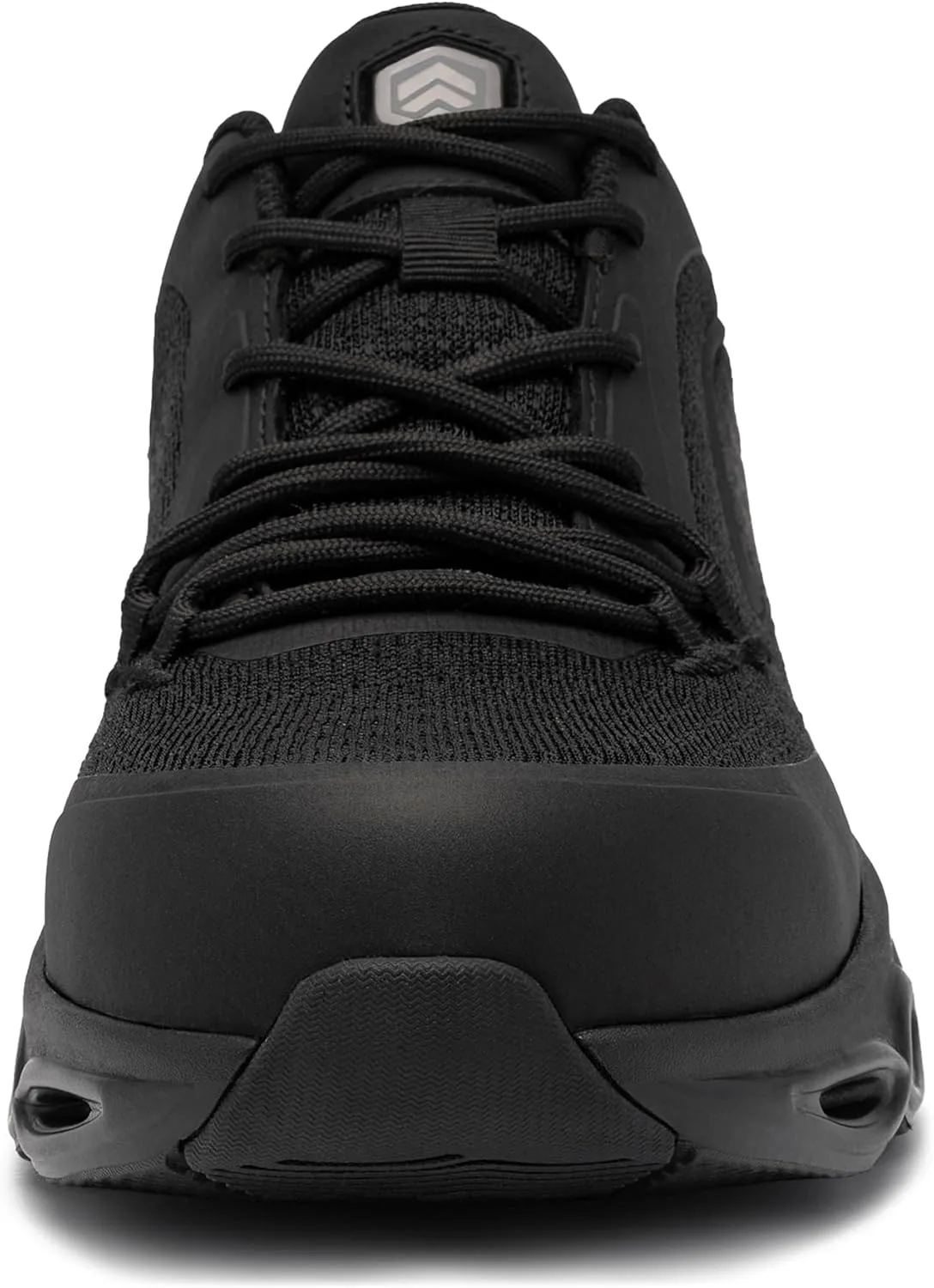 DYKHMATE Steel Toe Wide Shoes for Men Women Lightweight Safety Sneakers Fashion Work Shoes Comfortable Breathable Safety Toe Slip on Tennis Shoes