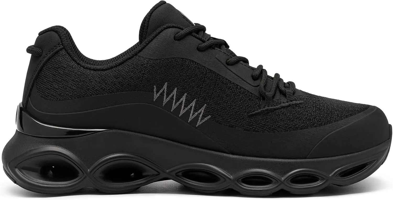 DYKHMATE Steel Toe Wide Shoes for Men Women Lightweight Safety Sneakers Fashion Work Shoes Comfortable Breathable Safety Toe Slip on Tennis Shoes