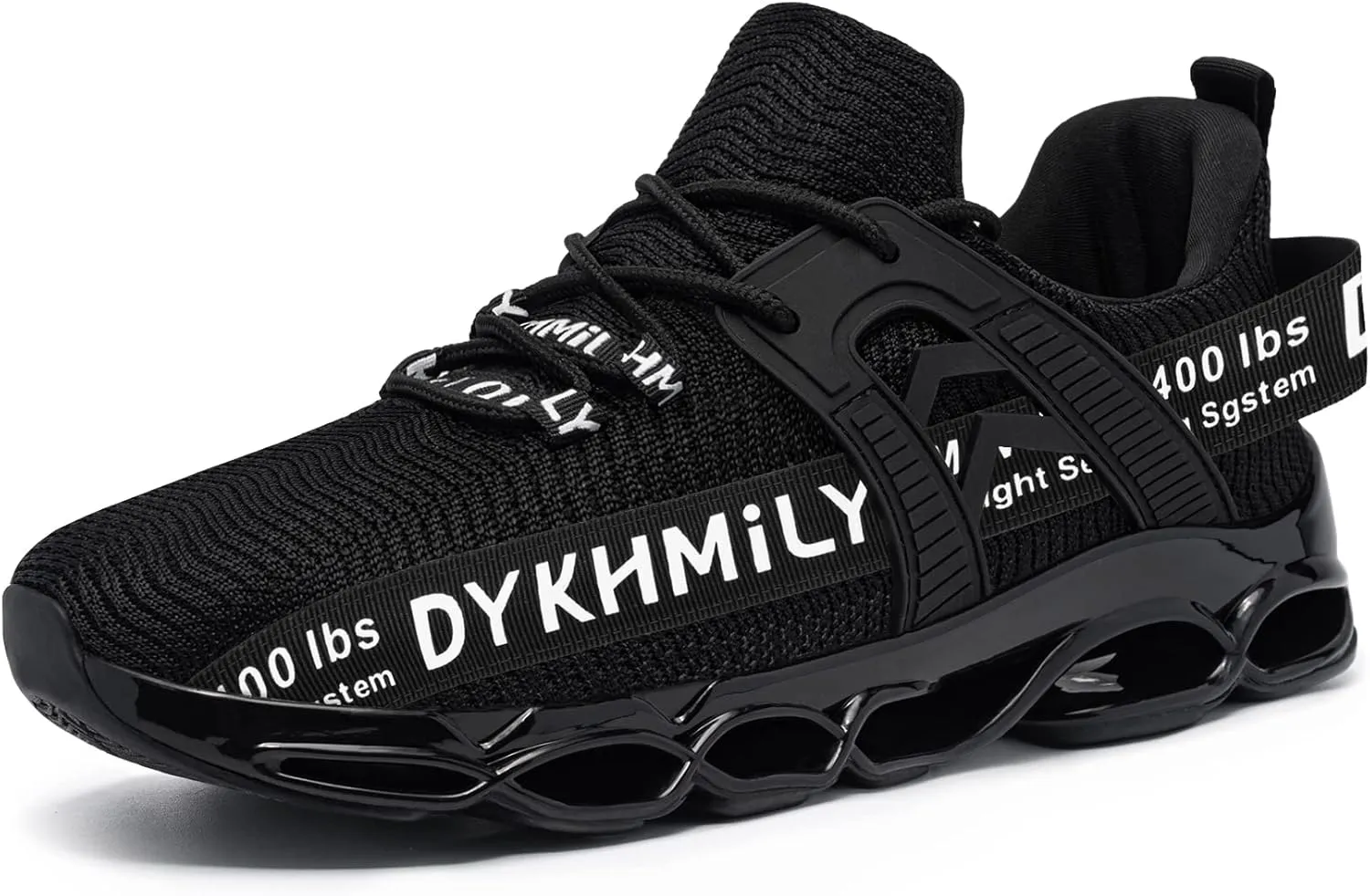 DYKHMATE Steel Toe Wide Shoes for Men Women Lightweight Safety Sneakers Fashion Work Shoes Comfortable Breathable Safety Toe Slip on Tennis Shoes